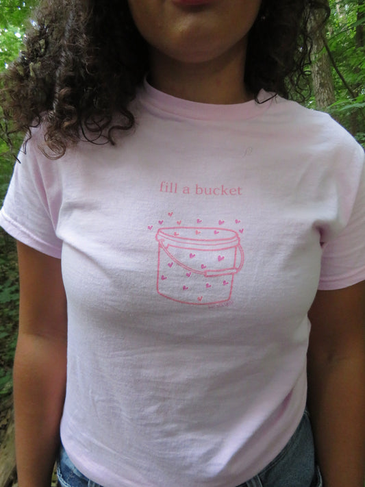 Pink Fill A Bucket T-Shirt