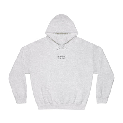 Ash Gray Mindset Matters Hoodie