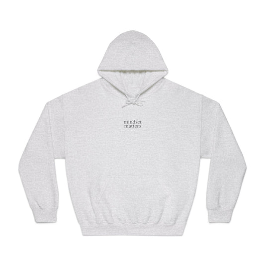 Ash Gray Mindset Matters Hoodie